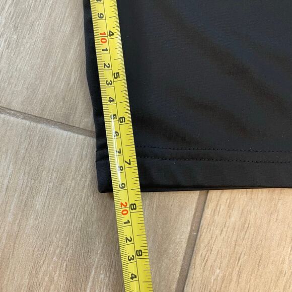 A|X Armani Exchange Men's Black Drawstring Athletic Shorts Size L Polyester - Picture 7 of 12